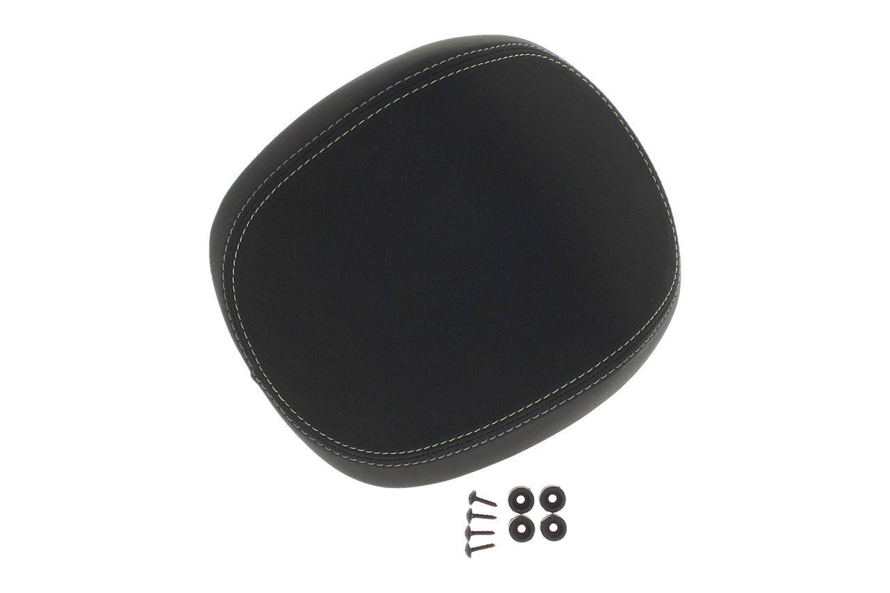 Schienale originale per bauletto 32L - nero con cuciture verdi