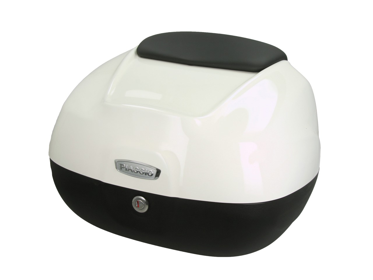 Baule da 37 litri con schienale per Piaggio MP3 HPE Maxi 400 Sport (2024) - montebianco 544