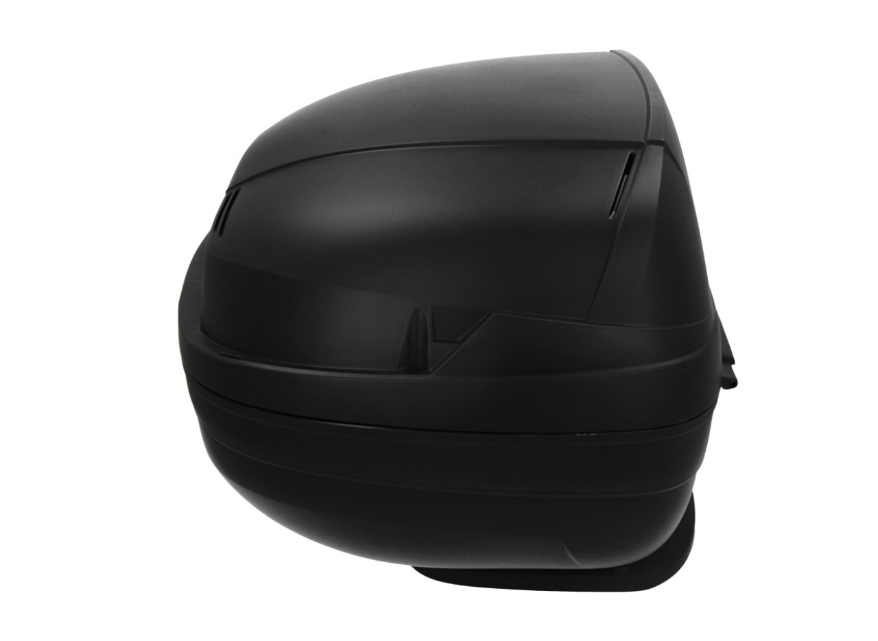 Top Case, 37 l, marrone incl. cuscino posteriore per Piaggio MP3 500 Sport Advance HPE