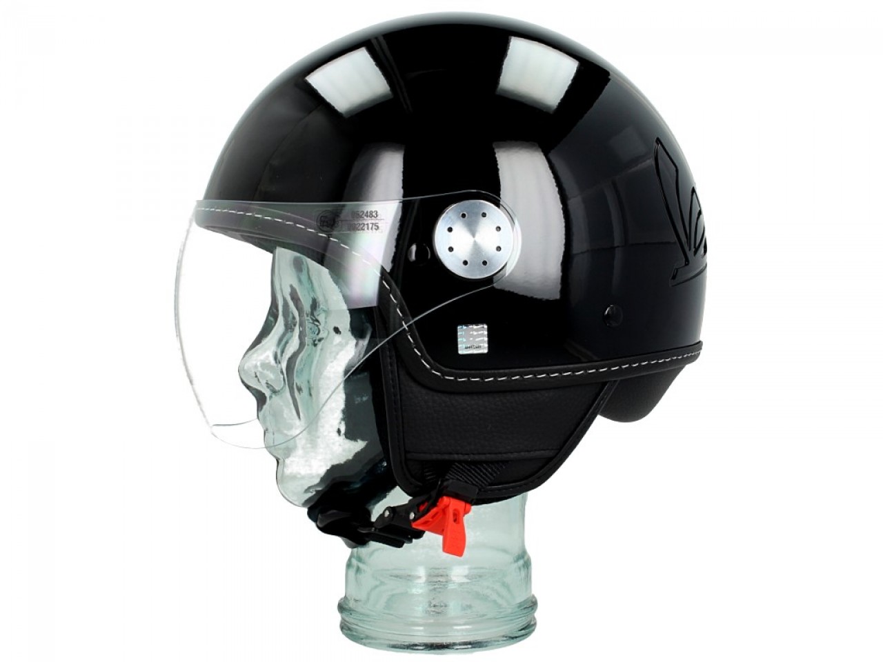 Casco Vespa jet Visiera 3.0 nero taglia XS