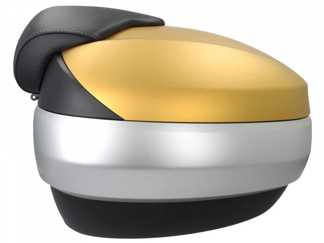 Top Case 50 l, (LE_gold matt) incl. cuscino posteriore per Piaggio MP3 500 Sport Advance HPE