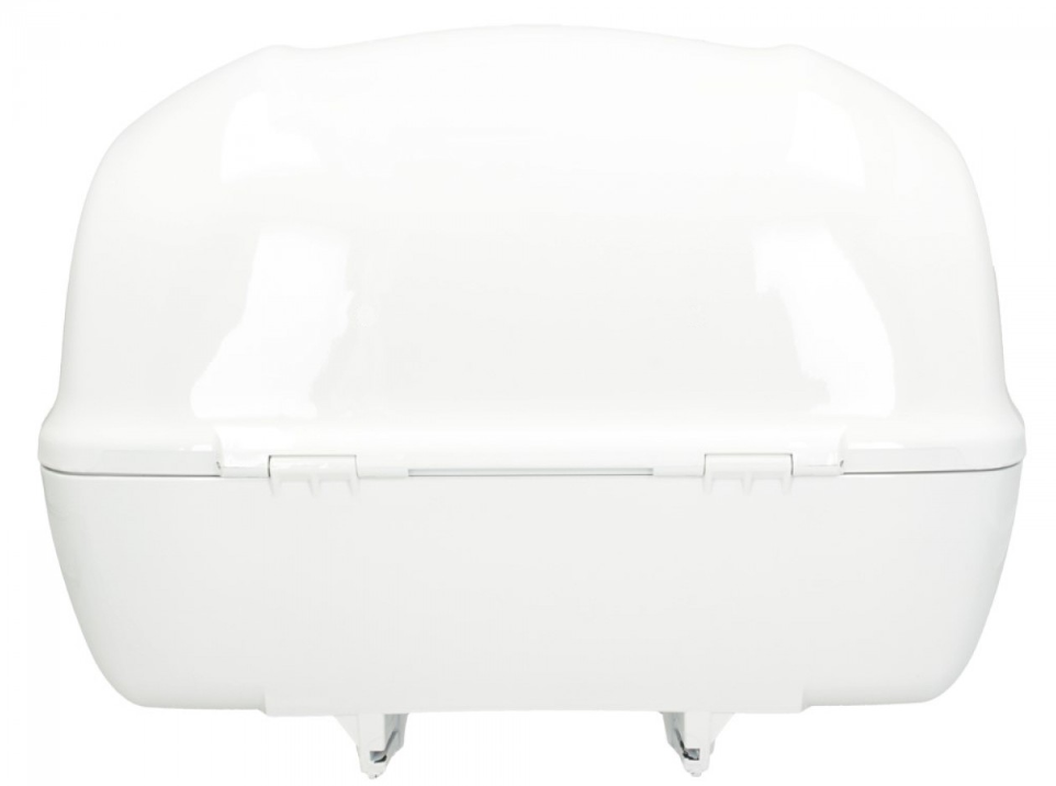 Baule posteriore Vespa 32 L bianco lucido 544 senza schienale