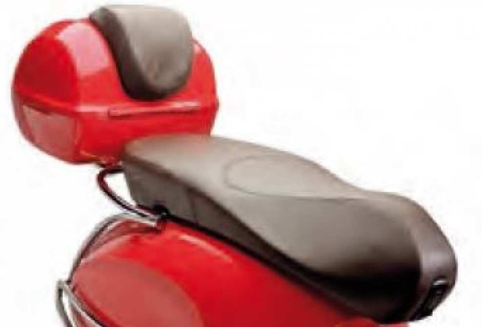 Fondello originale in vera pelle per Vespa Primavera / Sprint / Elettrica - Marrone