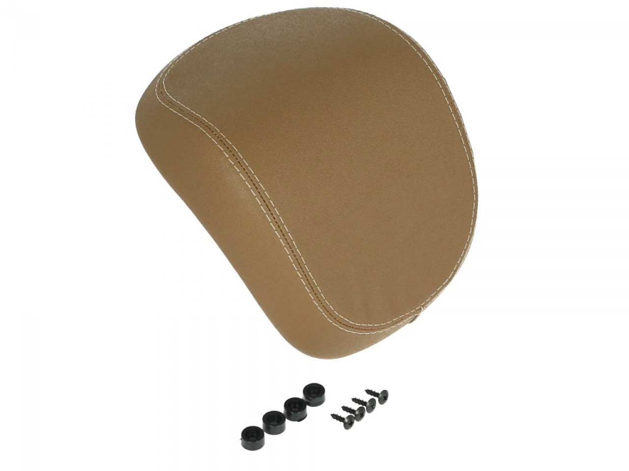 Kit bauletto 32L blu scuro (289/A), cuscino posteriore beige per Vespa Primavera