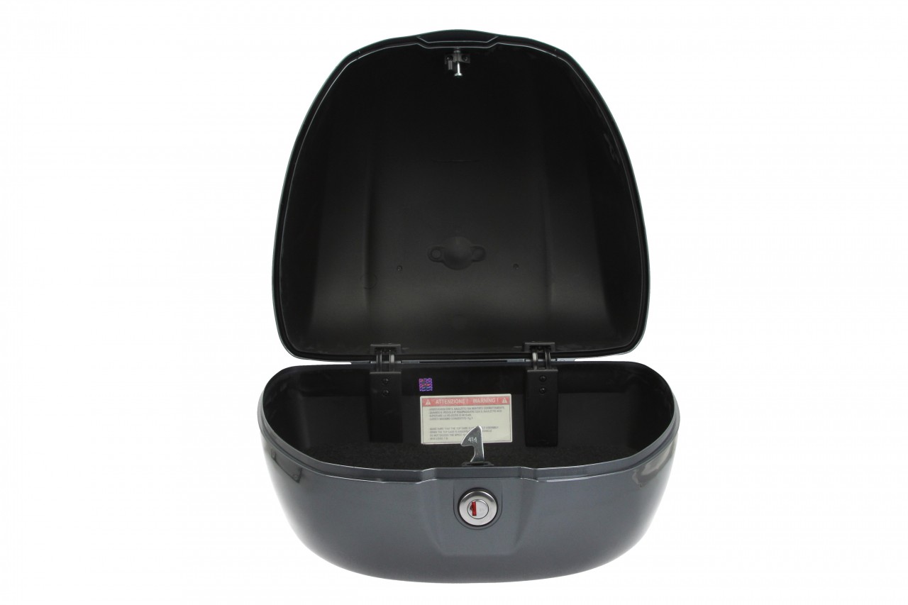 Baule posteriore Vespa 32 L grigio lucido G03 senza schienale
