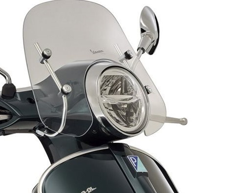 Anello cornice faro Vespa GTS 2019 - Cromo
