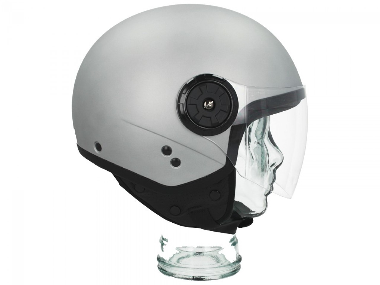 Piaggio Jet Casco AWA Basejet grigio opaco
