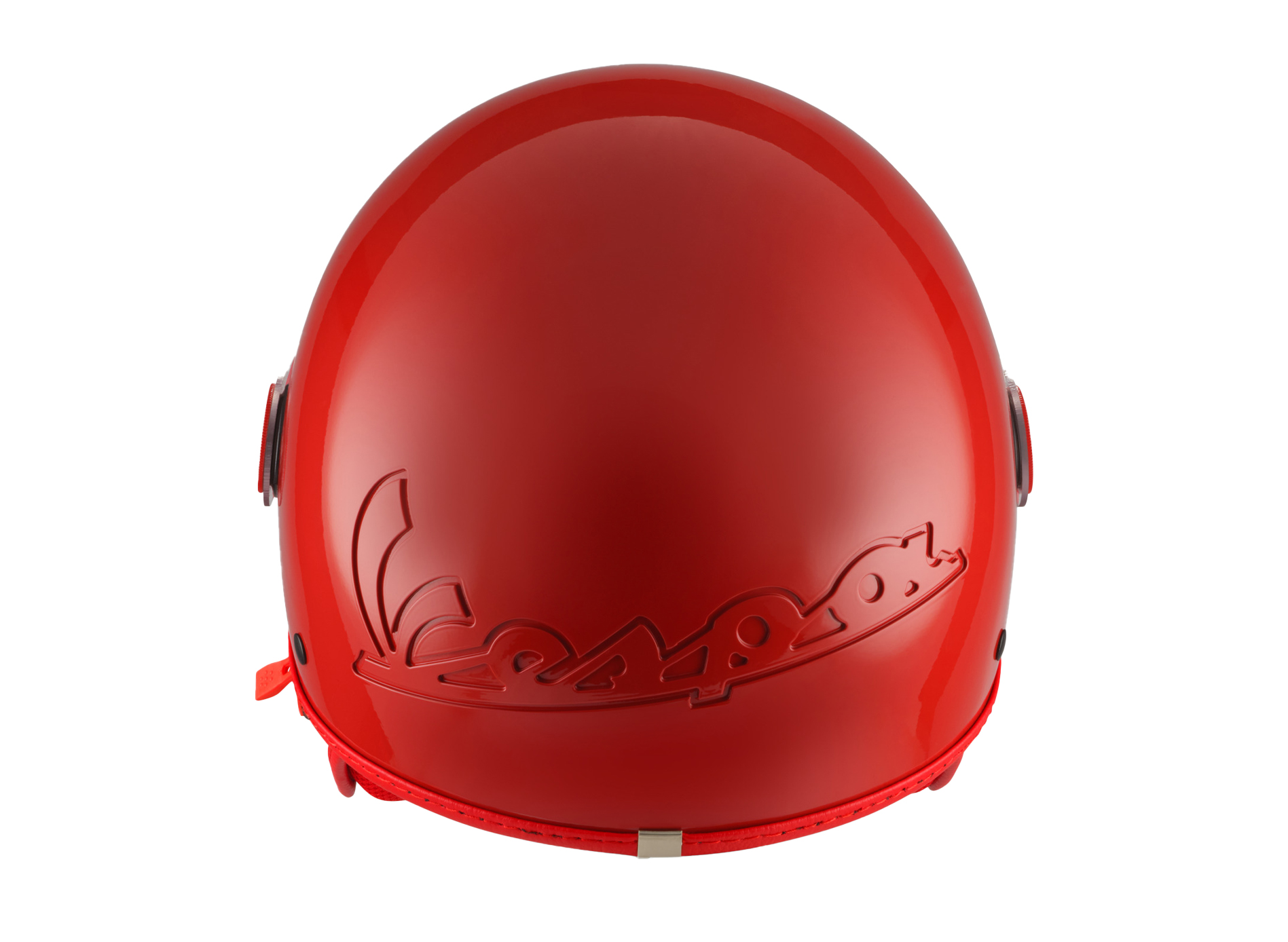 Casco Vespa jet Visiera 4.0 rosso
