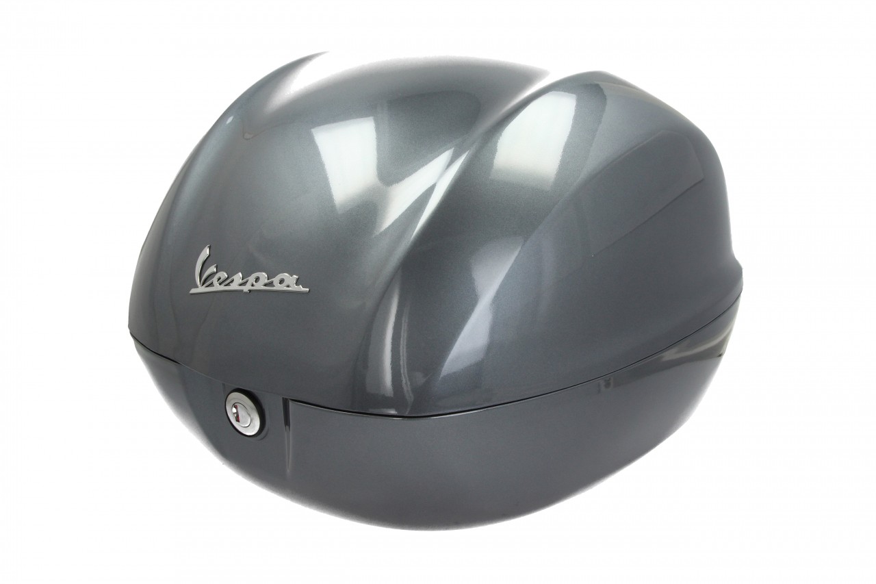 Baule posteriore Vespa 32 L grigio lucido G03 senza schienale