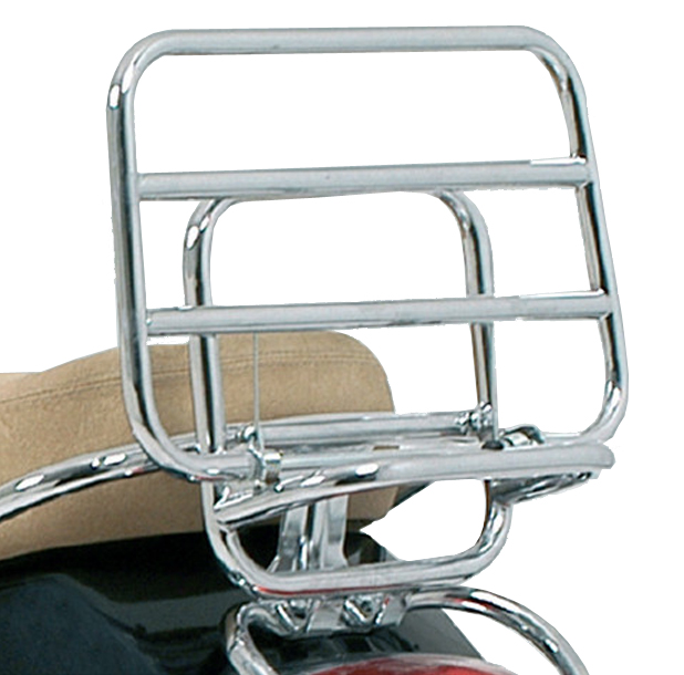 Originale Vespa posteriore pieghevole portapacchi Chrome Vespa LX / S