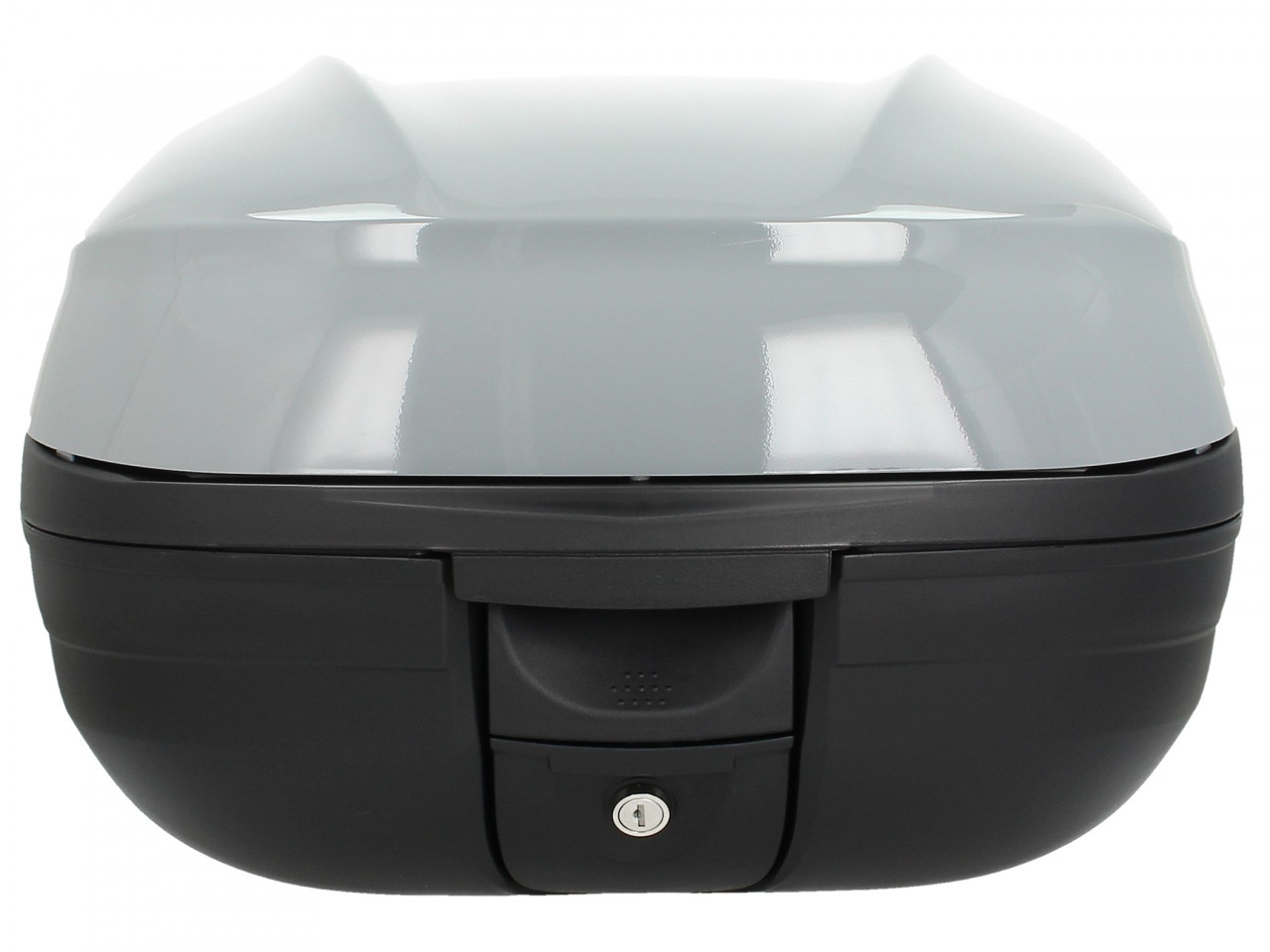 Kit bauletto (incl. piastra di fissaggio), 37 l, grigio per Piaggio MP3 125 / 300 / Sport HPE