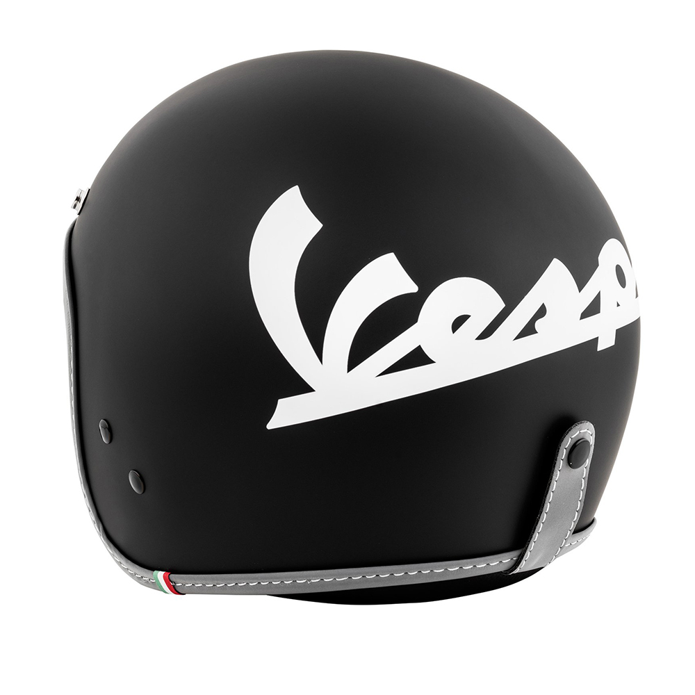 Casco Vespa jet colore nero