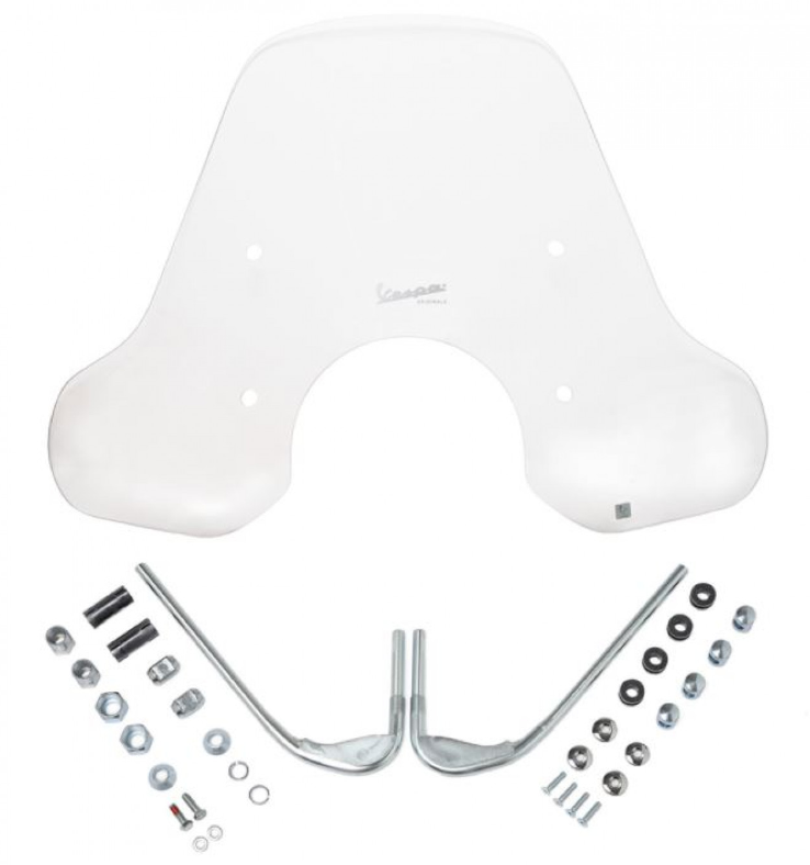 Parabrezza medio con staffa Vespa GTS / Super (HPE & SuperTech) originale Vespa