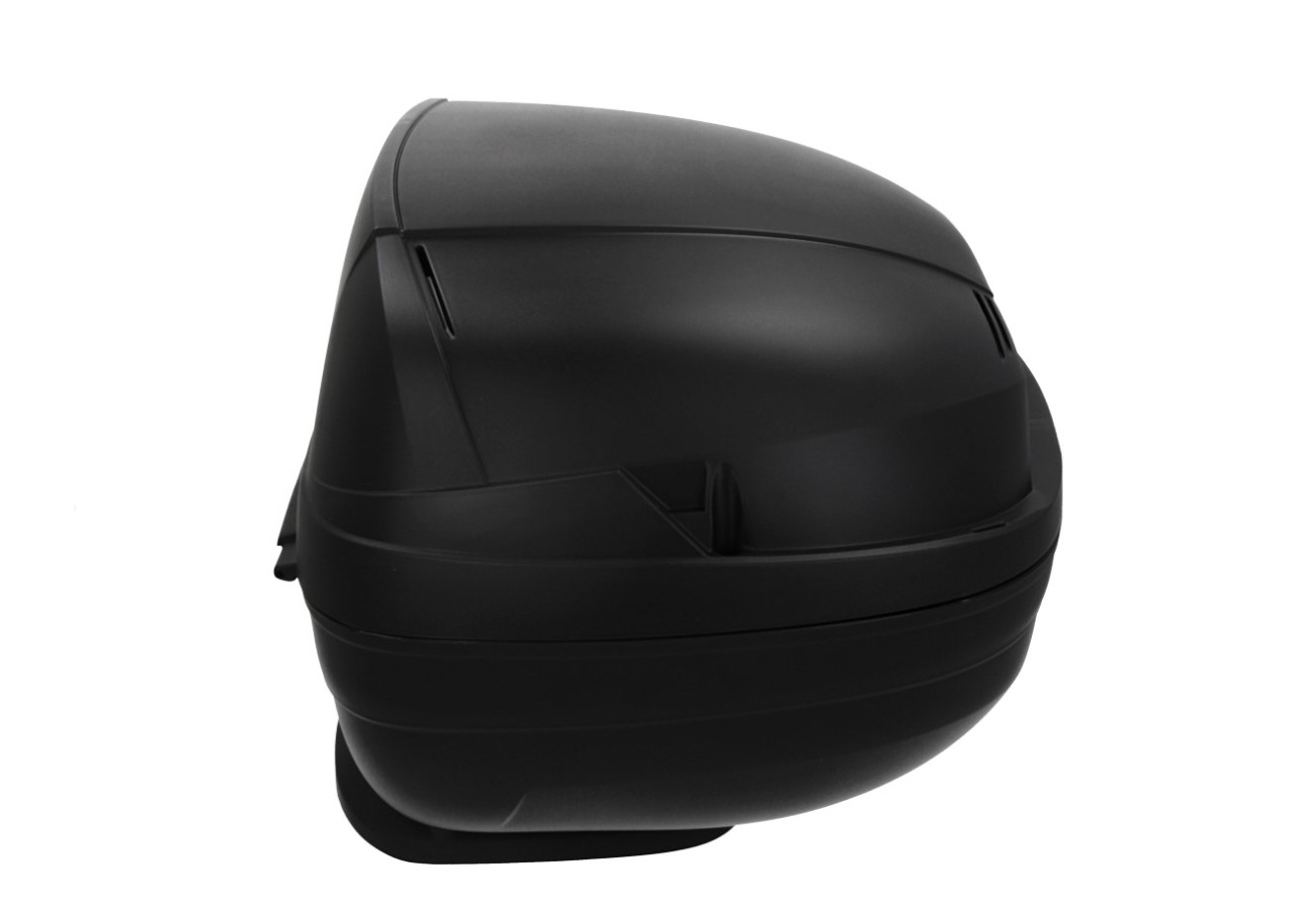 Top Case, 37 l, marrone incl. cuscino posteriore per Piaggio MP3 500 Sport Advance HPE
