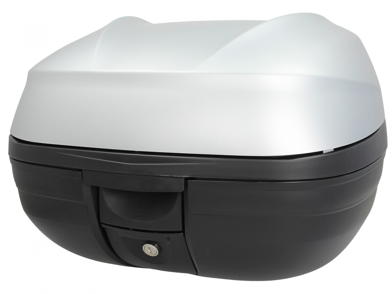 Kit bauletto (incl. piastra di fissaggio), 37 l, grigio per Piaggio MP3 125 / 300 / Sport HPE