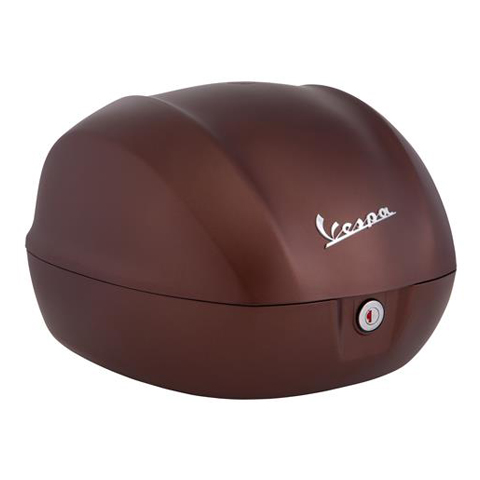 Bauletto originale 32 l. per Vespa 50° Primavera marrone opaco 139/A