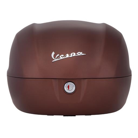 Bauletto originale 32 l. per Vespa 50° Primavera marrone opaco 139/A