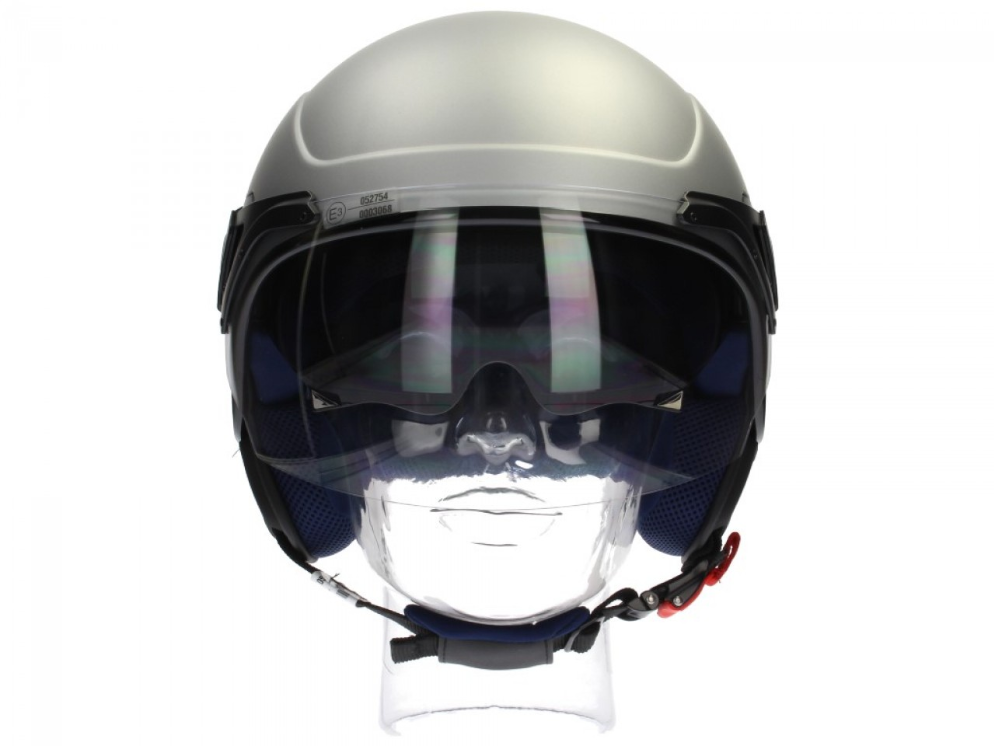 Casco Piaggio PJ Jet grigio, opaco