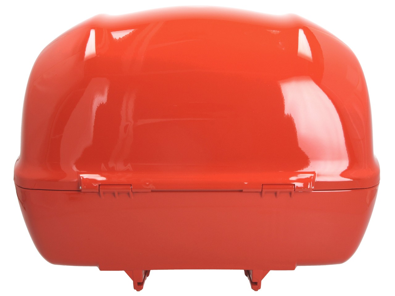 Baule posteriore Vespa da 32 litri, arancione lucido, modello A11, senza schienale