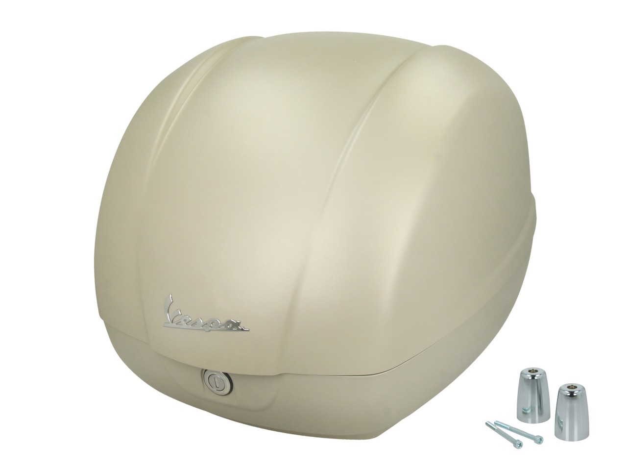 Baule originale da 36 litri beige opaco Q03 per Vespa GTS 125/310 e GTV 310