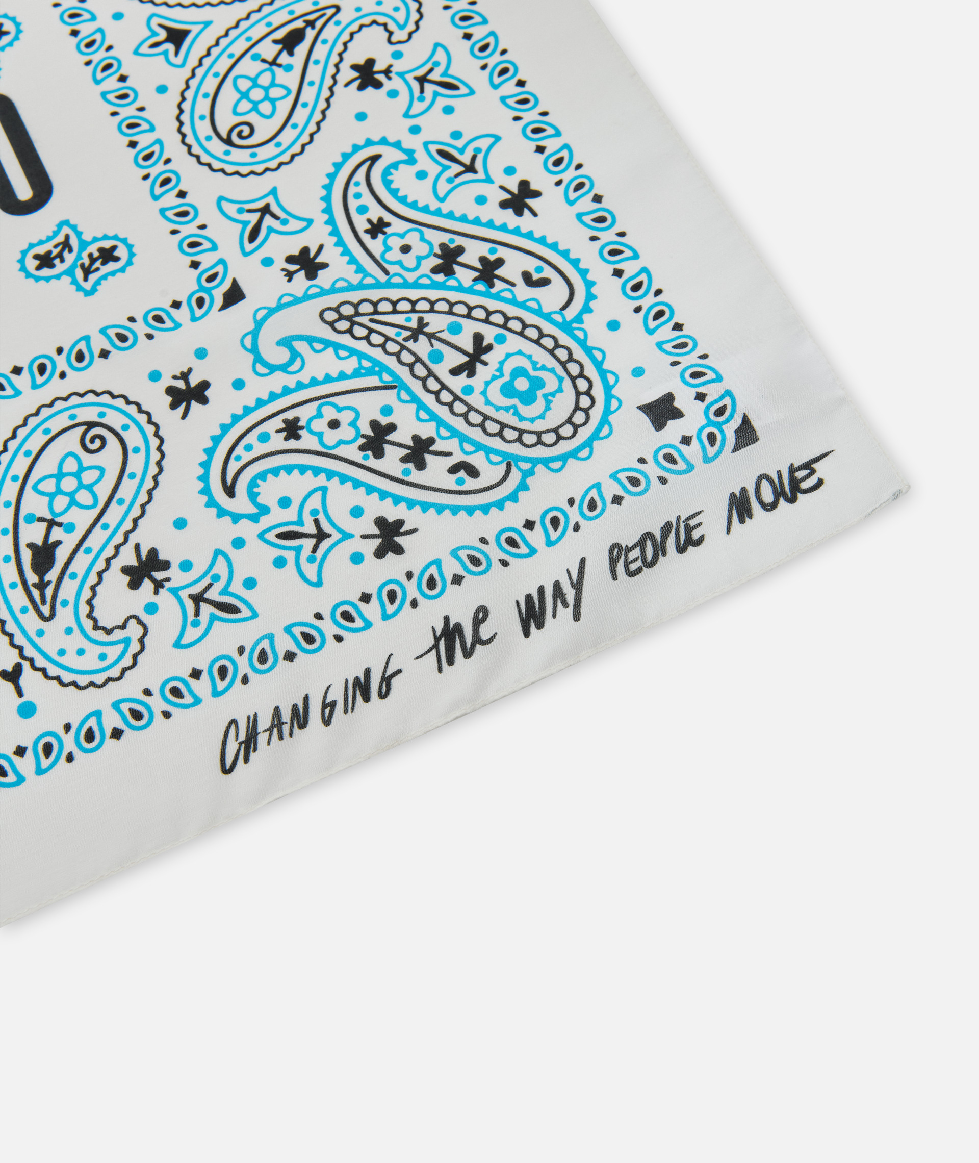 Bandana Vespa "140 anni Piaggio" bianco blu