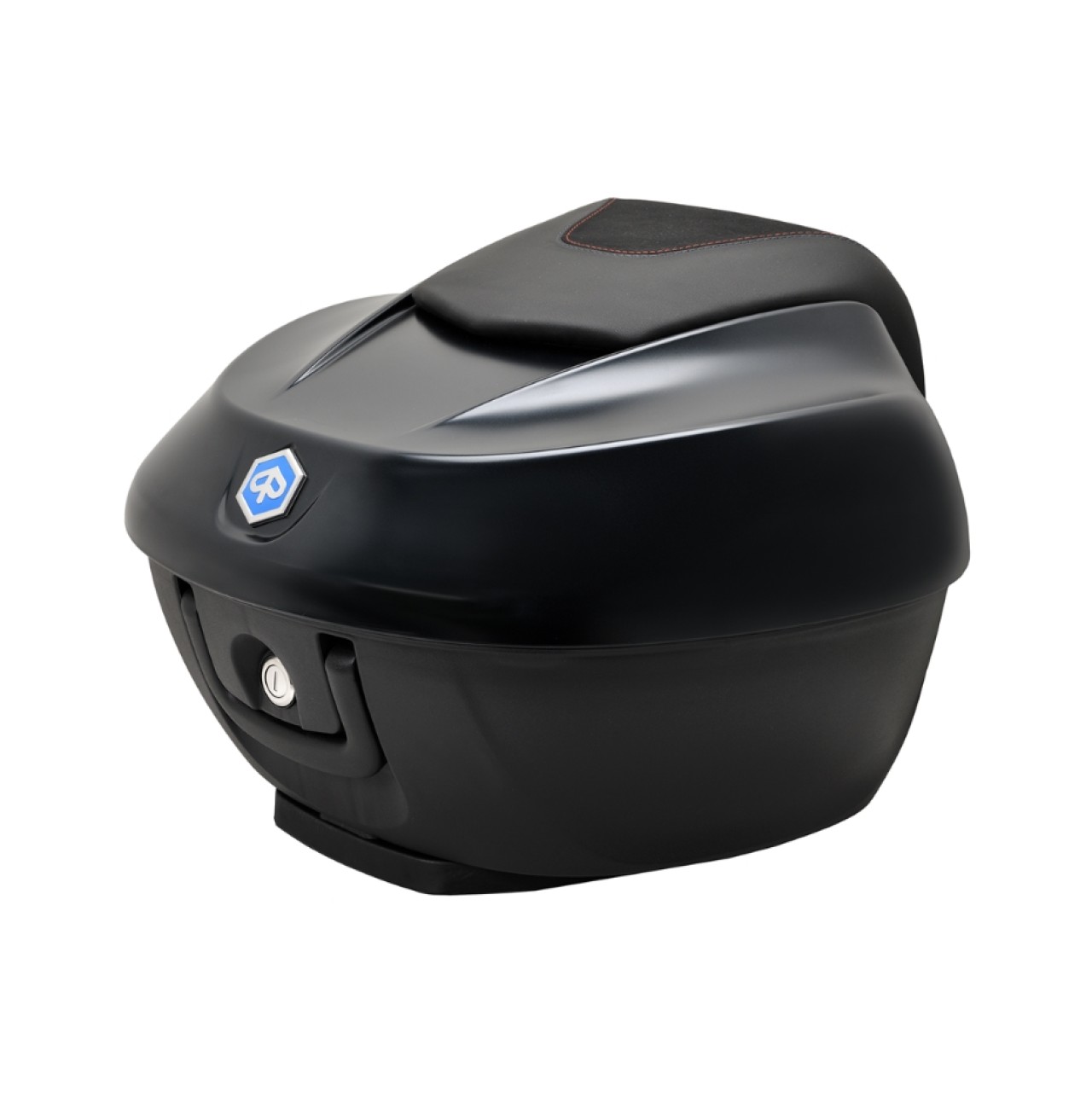 Kit bauletto 36 l. nero opaco metallizzato N12 Originale Piaggio per Beverly HPE (incl. piastra di montaggio)
