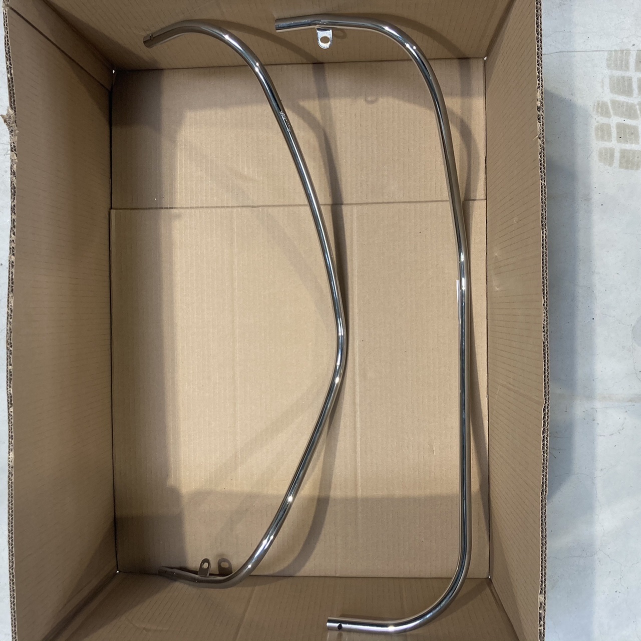 Originale Vespa Gamba scudo staffa Chrome Vespa LX / LXV