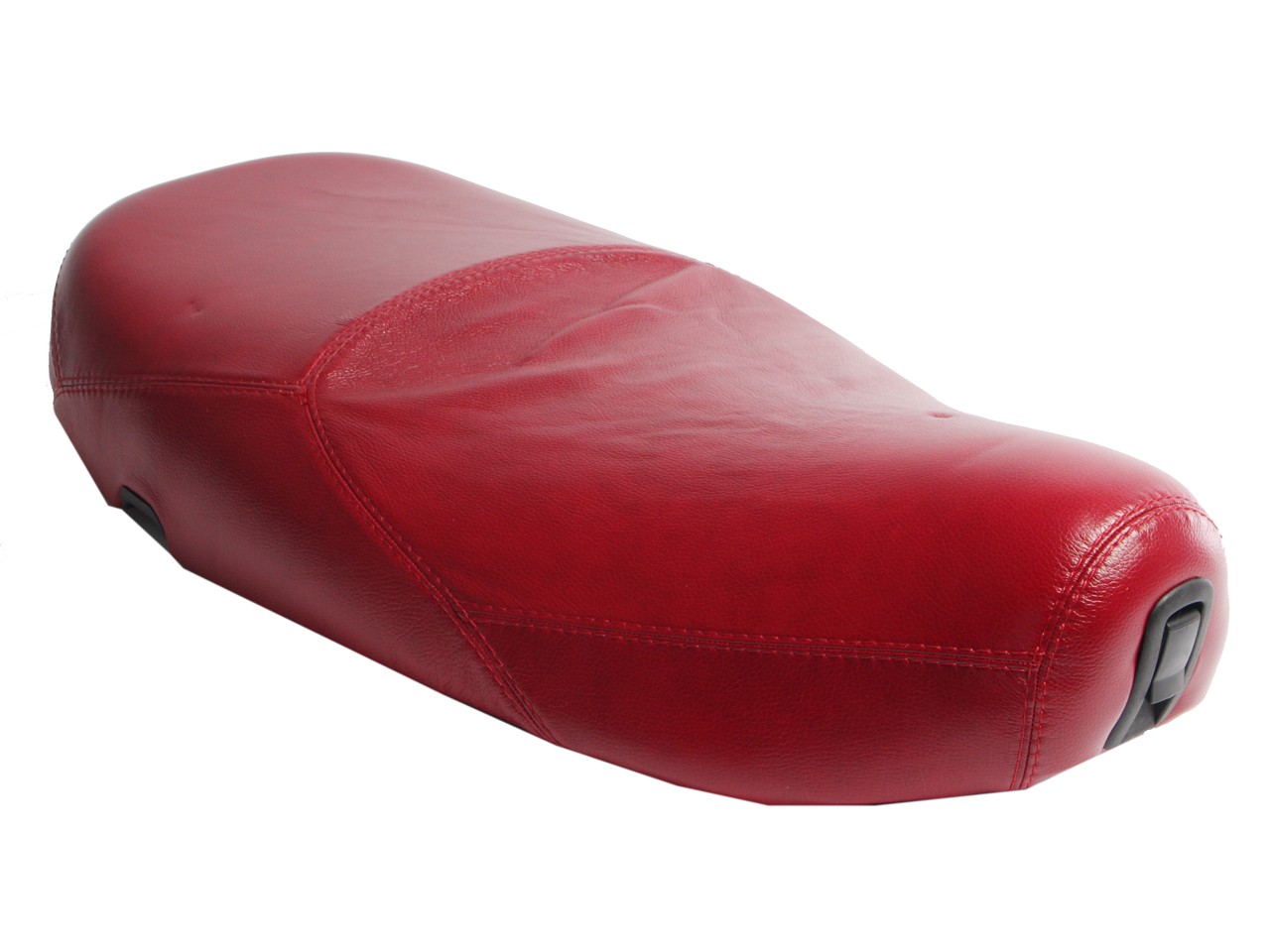Sella Vespa in vera pelle rossa per LX 50-150cc Touring, ET2/ET4 /LX/LXV/S 50-150cc-