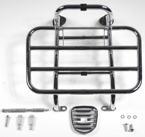 Portapacchi anteriore originale, cromato per Vespa LX a partire dal 2012