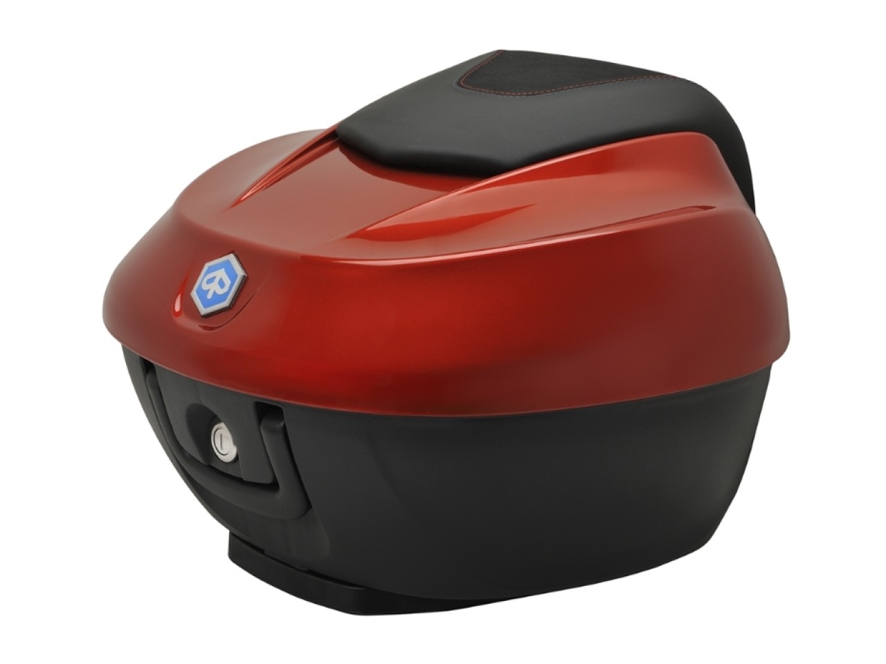 Kit bauletto 36 l. arancio metallizzato A12 Originale Piaggio per Beverly HPE (incl. piastra di montaggio)