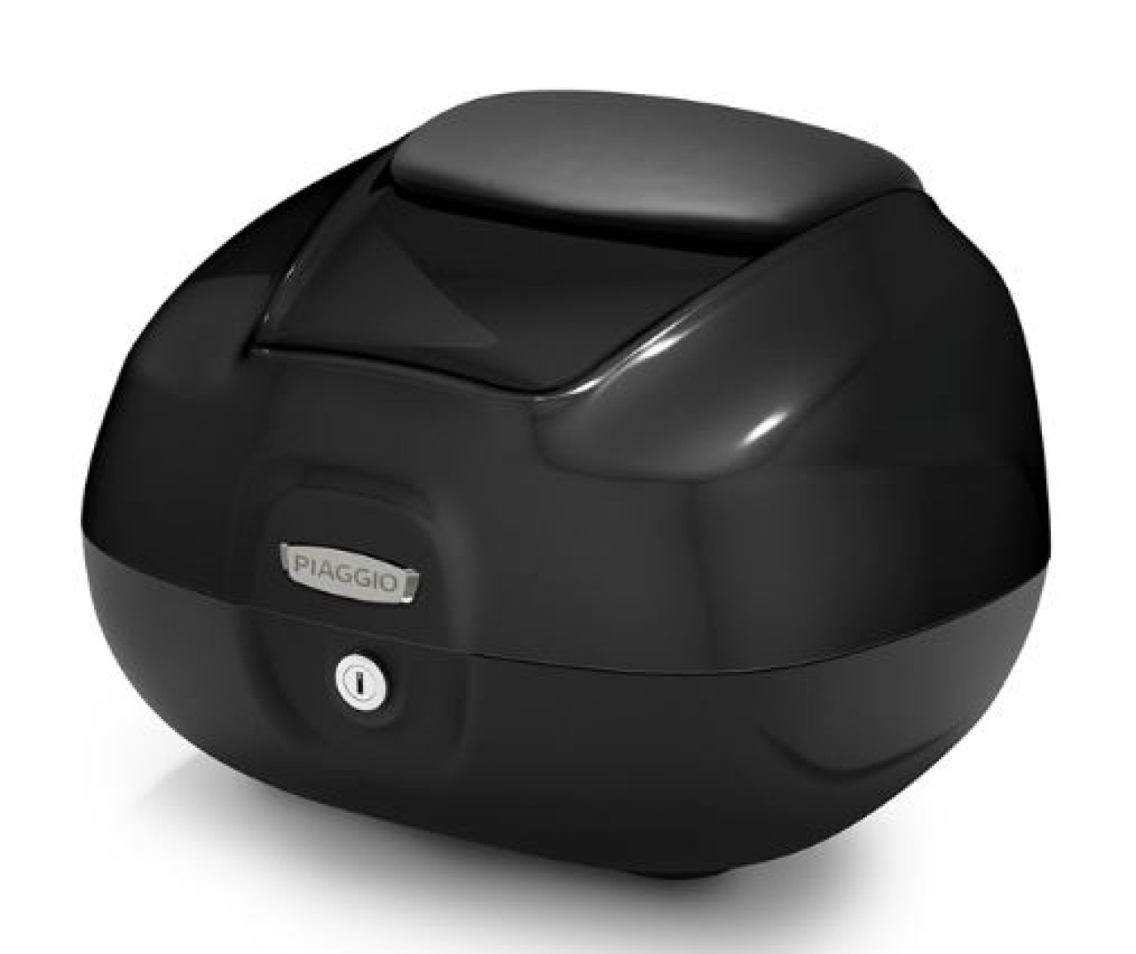 Baule da 37 L con schienale per Piaggio MP3 HPE RST 400 Classic (2022) - nero cosmo 98/A
