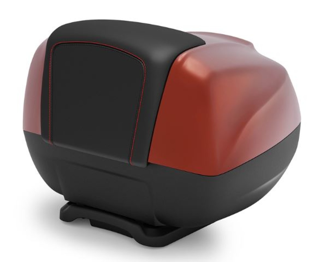 Baule da 37 litri con schienale per Piaggio MP3 HPE RST 400 Sport (2022) - arancione opaco A16