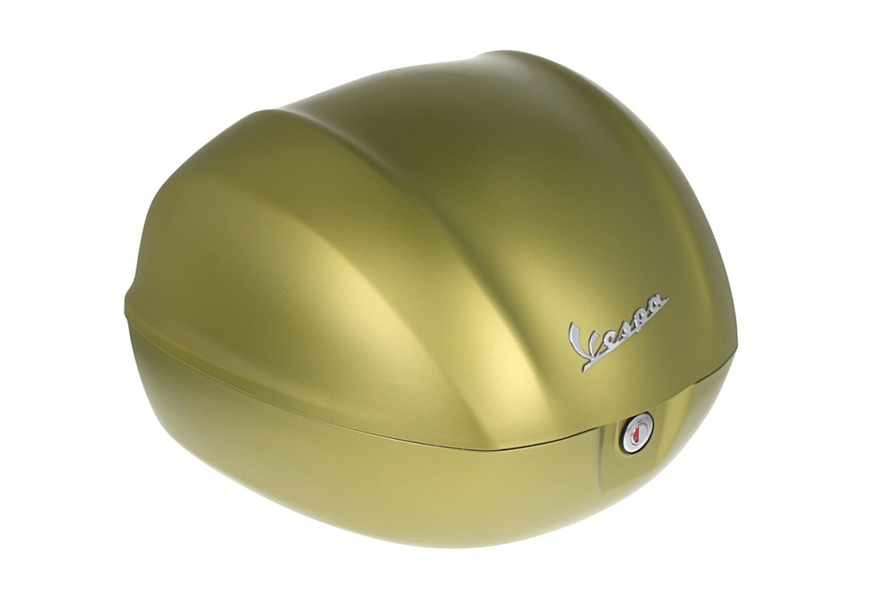 Baule posteriore Vespa 32 L verde opaco V03 senza schienale