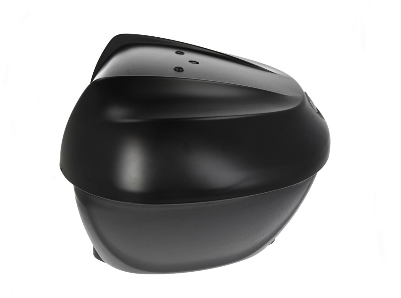 Kit bauletto 36 l. Nero Meteora 93/B Originale Piaggio per Beverly HPE (incl. piastra di montaggio)