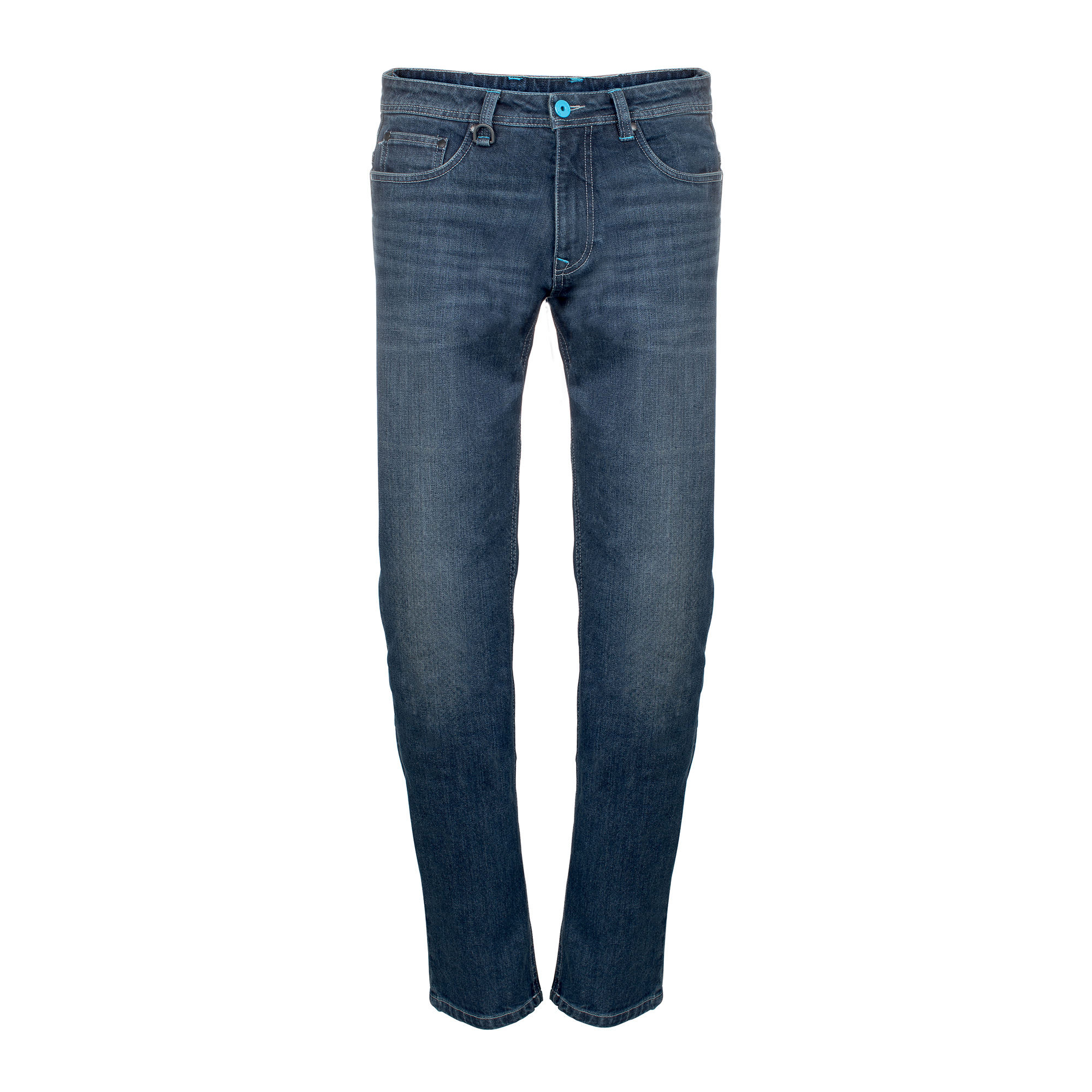 Pantaloni Vespa in poliestere denim blu