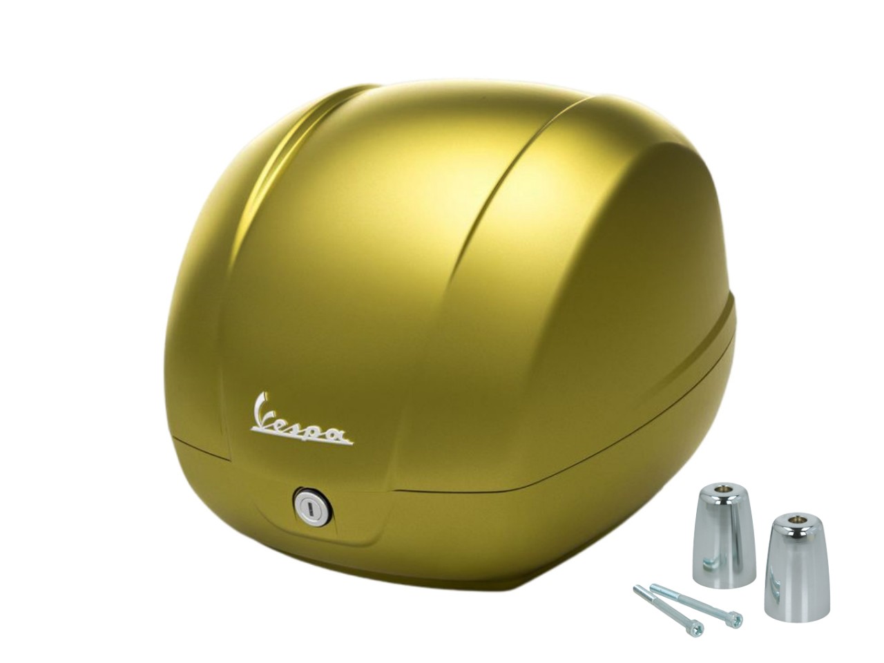 Baule originale da 36 litri verde opaco V03 per Vespa GTS 125/310 e GTV 310