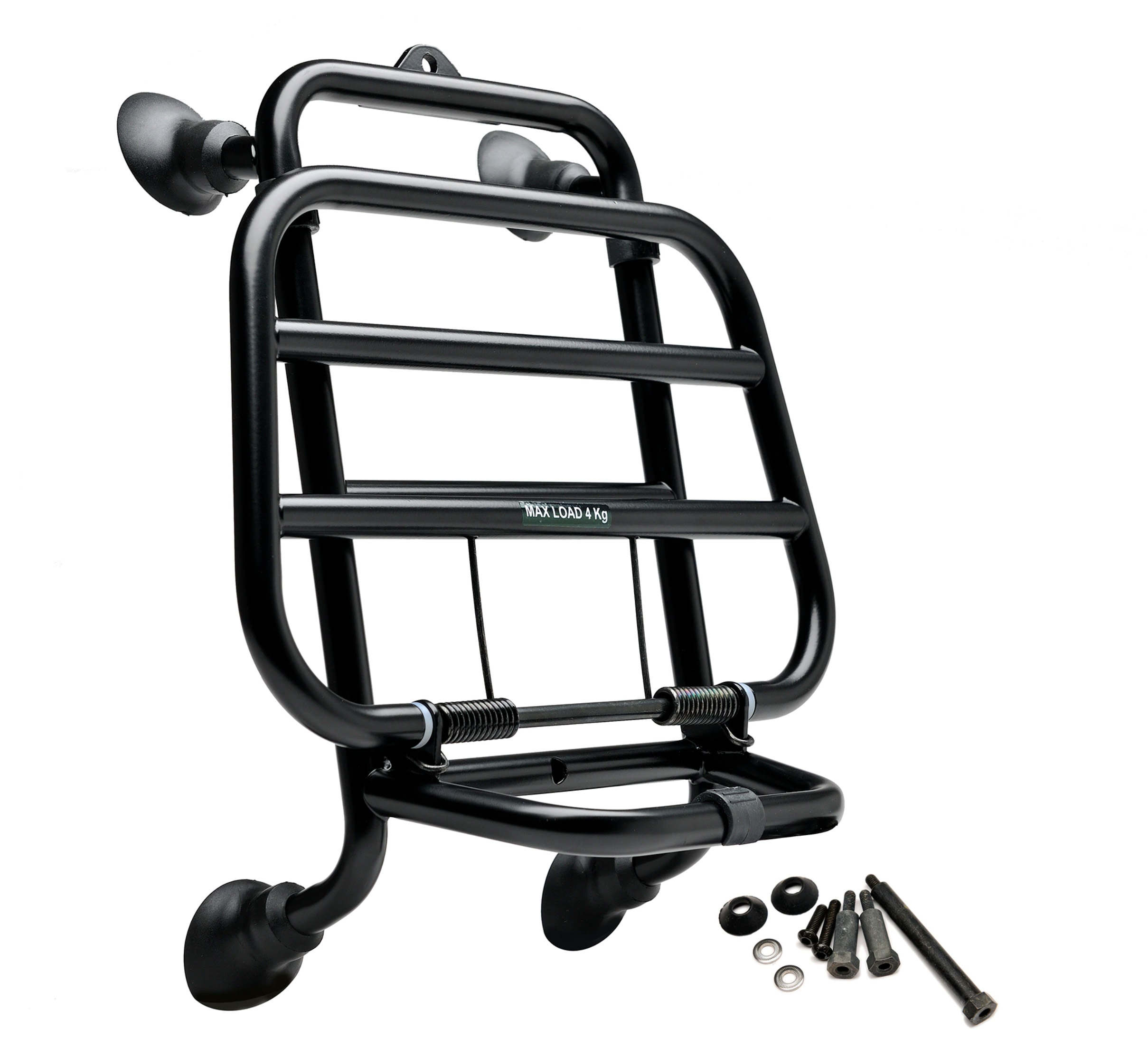 Portapacchi anteriore originale Vespa GTS / GTV / HPE, nero dal model year 2019- 1B007202