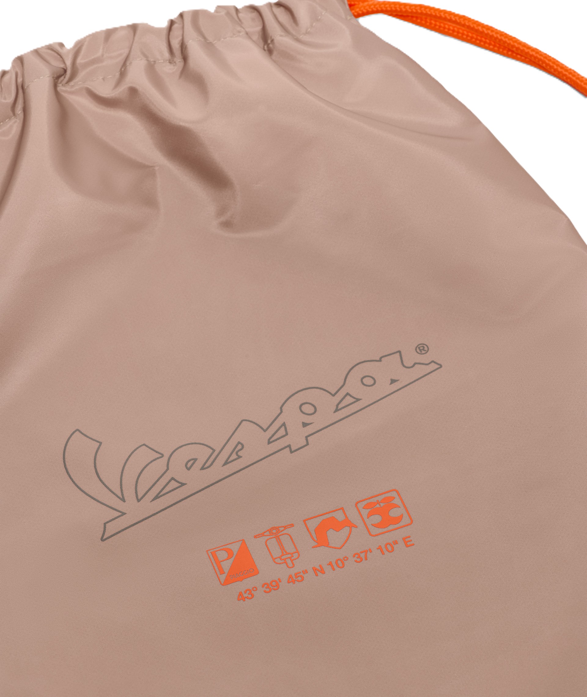 Borsa da palestra/zaino Vespa Nomad beige, collezione DEC