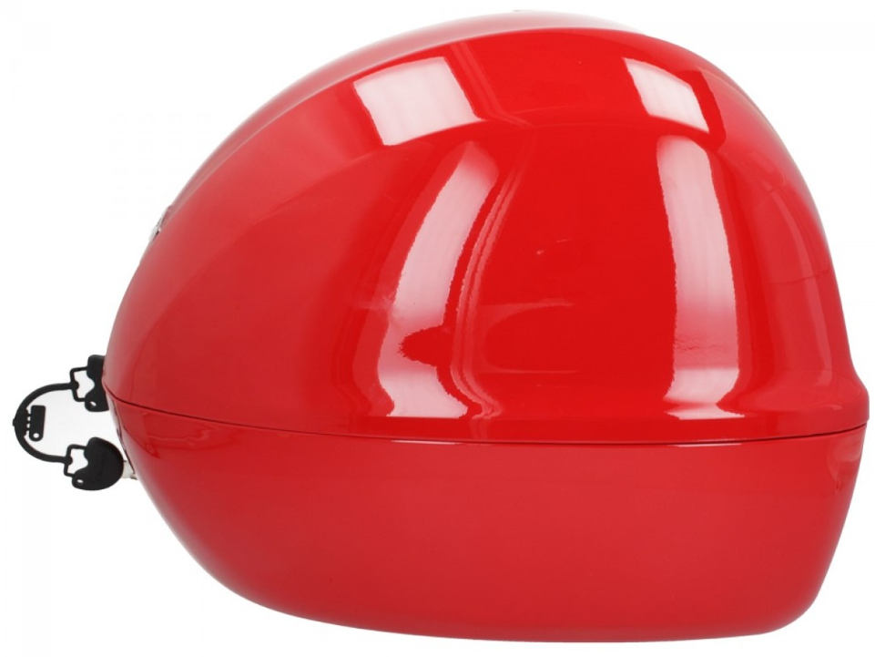 Baule posteriore Vespa 32 L rosso lucido 894 senza schienale