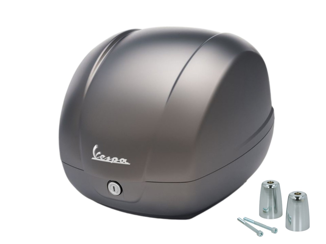 Baule originale da 36 litri grigio opaco G22 per Vespa GTS 125/310 e GTV 310