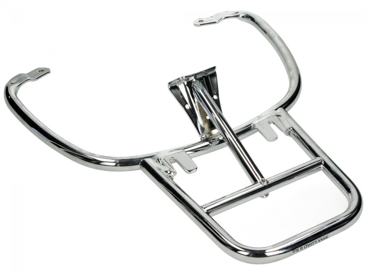 Portapacchi posteriore cromato per Vespa Primavera / Sprint / Elettrica