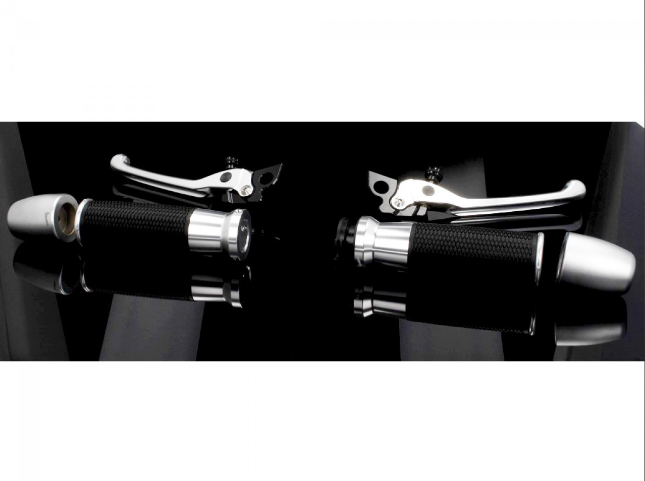 Kit manubrio, alluminio, anodizzato, set di maniglie, leve e terminali per Vespa GTS