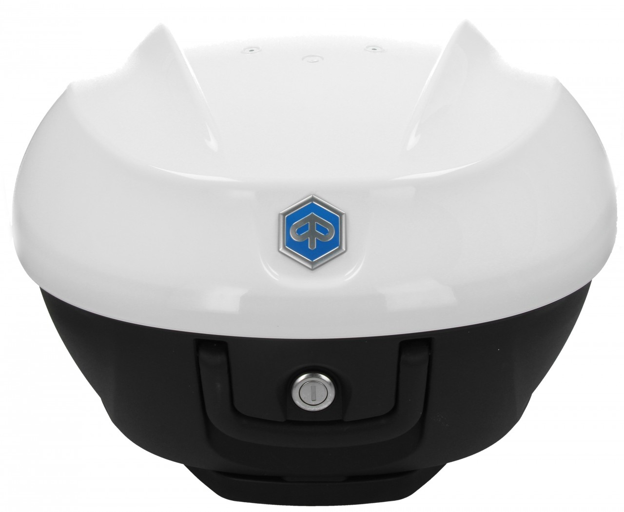 Kit bauletto 36 l. Bianco Luna 533 Originale Piaggio per Beverly HPE (incl. piastra di montaggio)