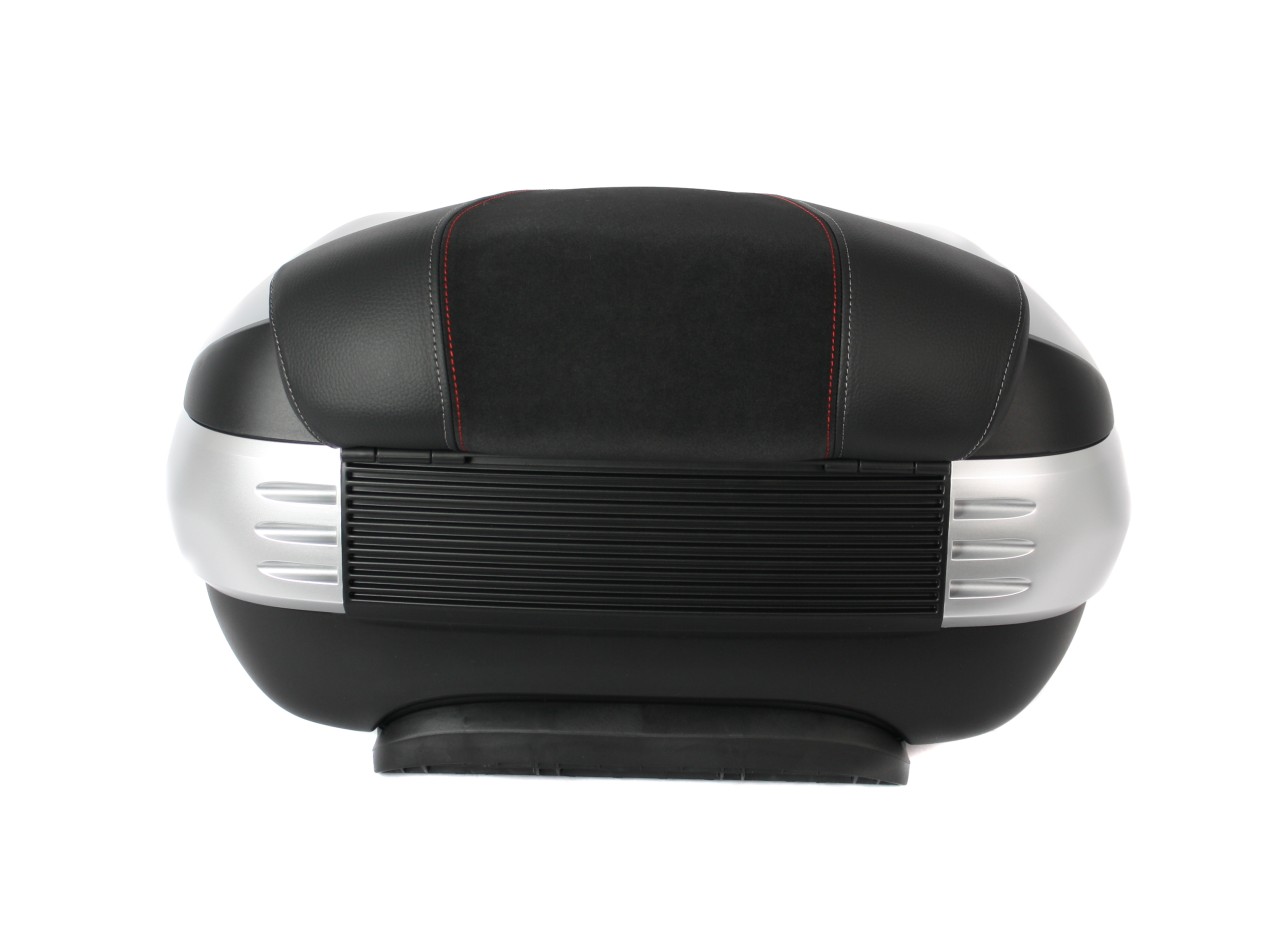 Top Case 50 l, (H4_grigio opaco 760/B) incl. cuscino posteriore per Piaggio MP3 500 Sport Advance HPE