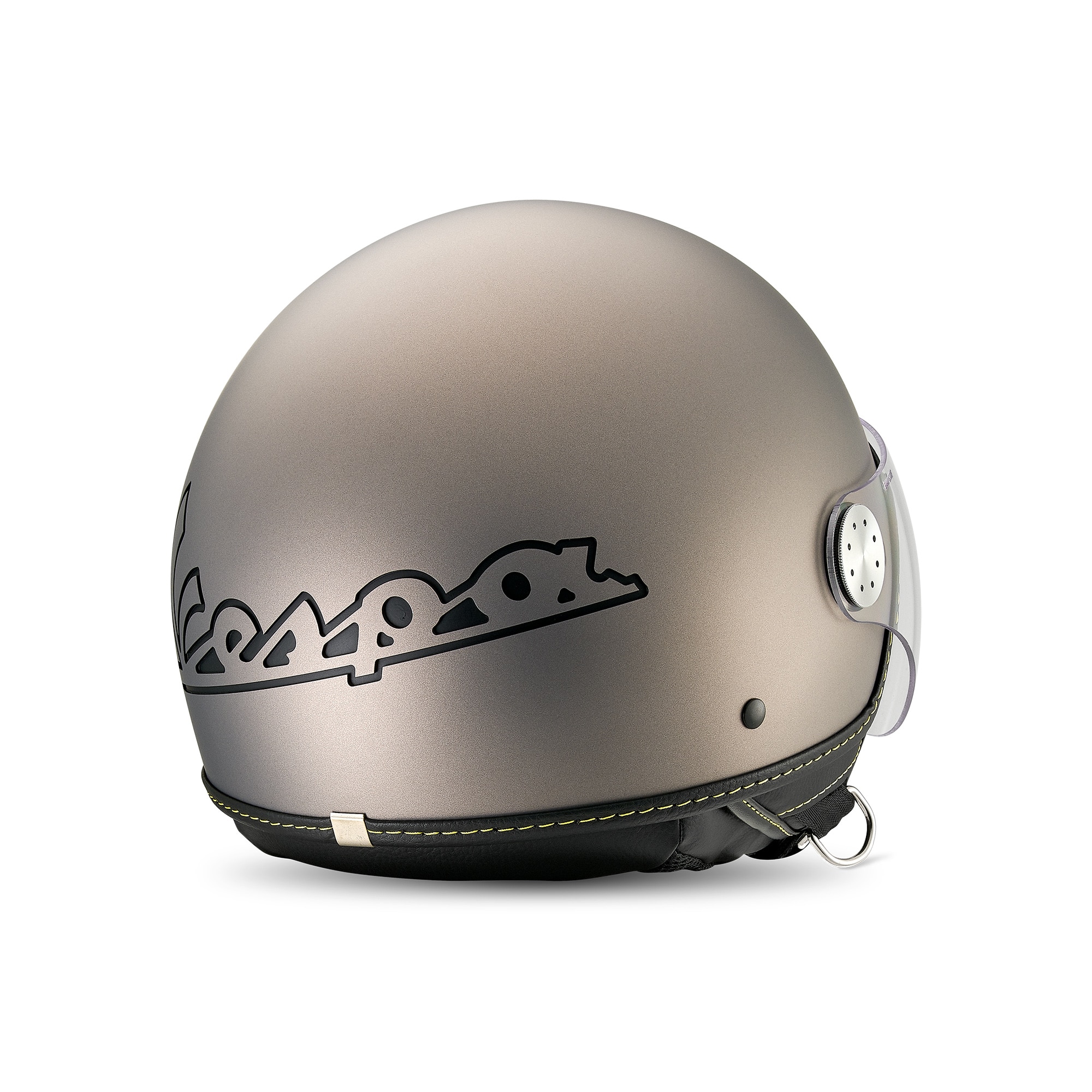 Casco jet Vespa Visor 4.0 Grigio Ottimista opaco - Bluetooth - L1
