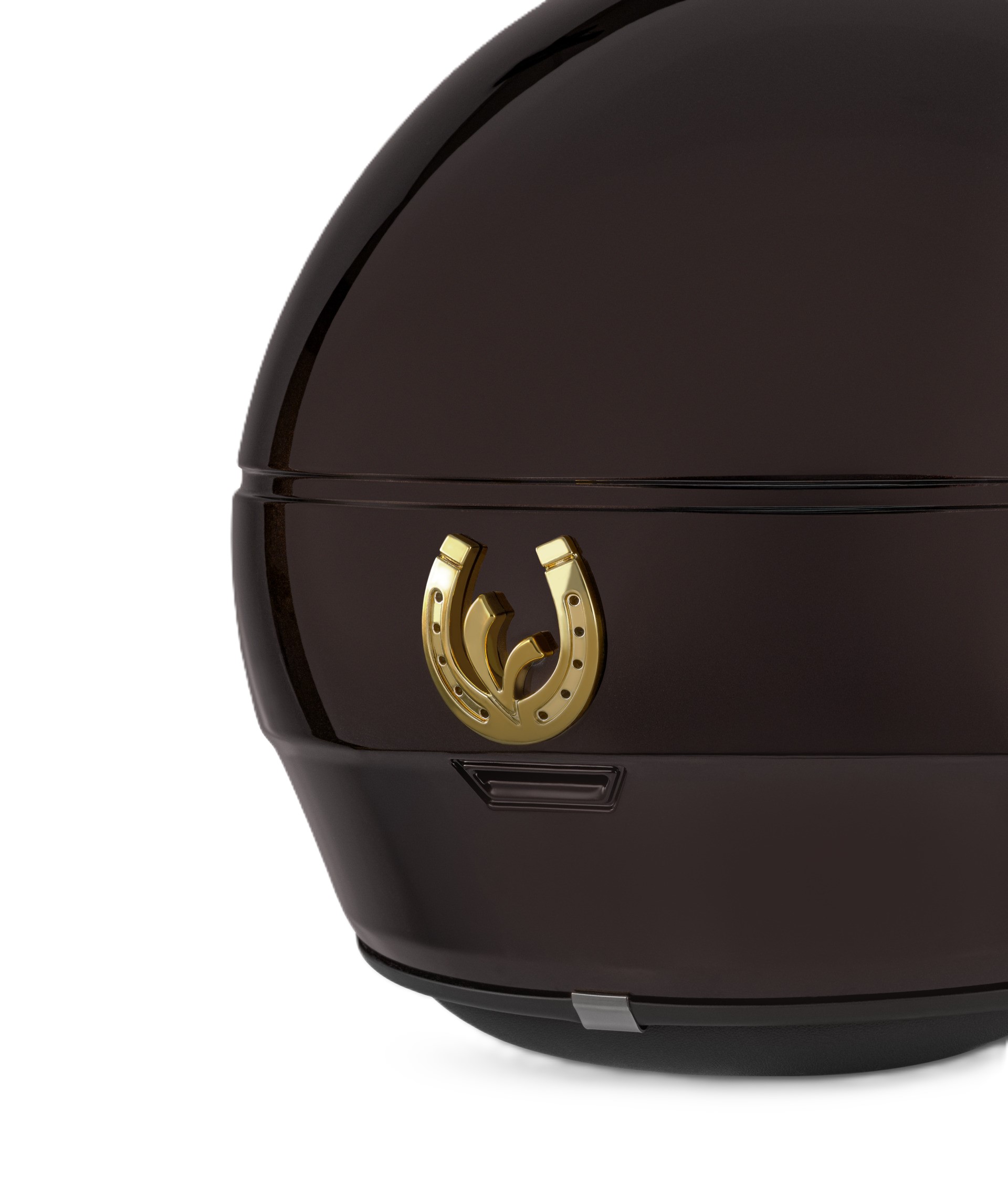 Casco jet Vespa Demi Jet 946 Horse marrone lucido