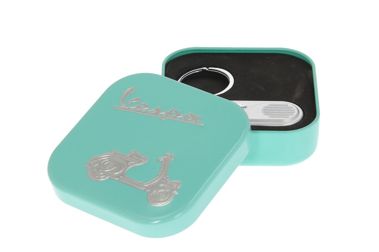 Portachiavi Vespa, cofano laterale classico argento