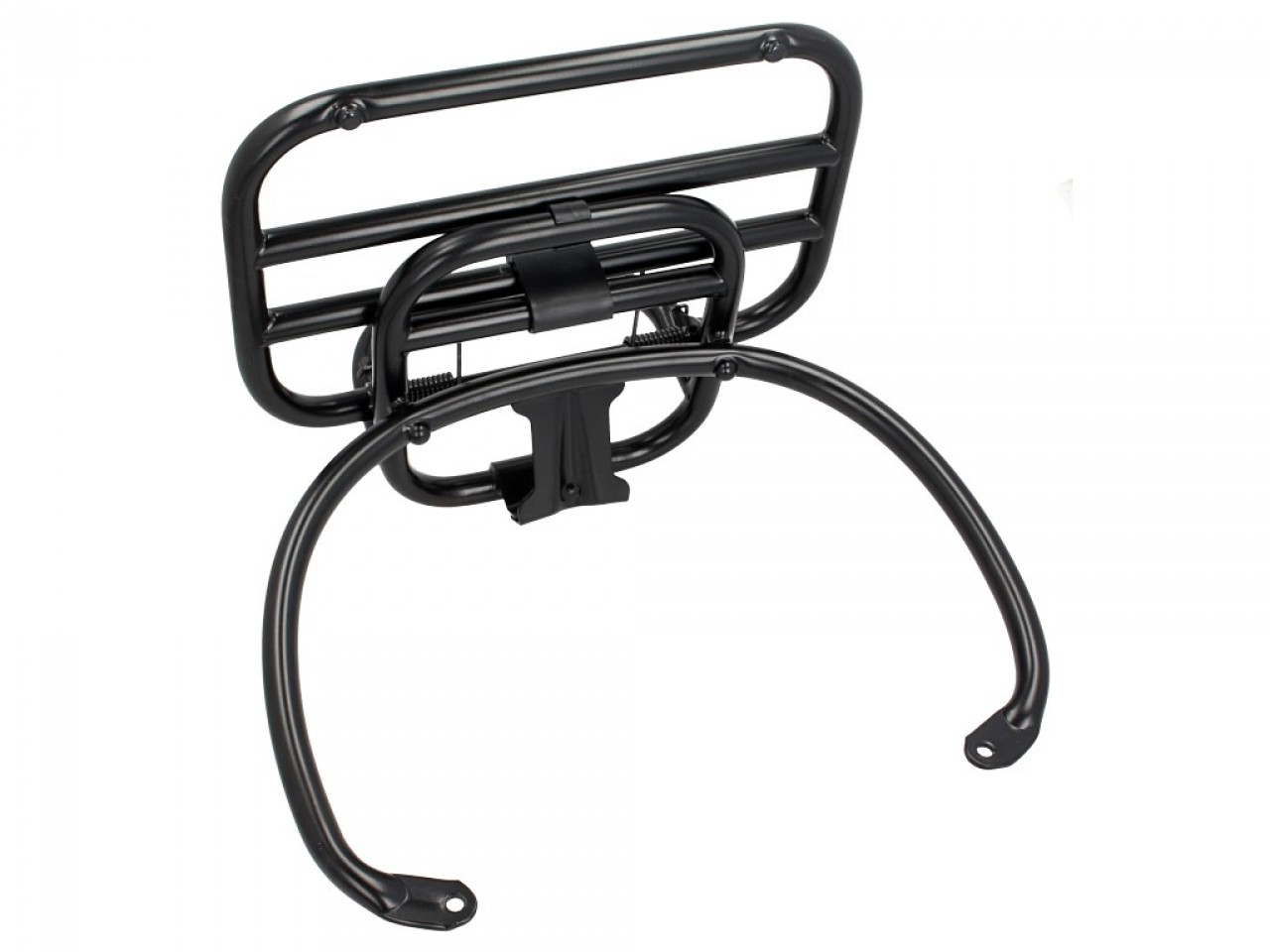 Portapacchi posteriore pieghevole originale nero per Vespa GTS/GTV