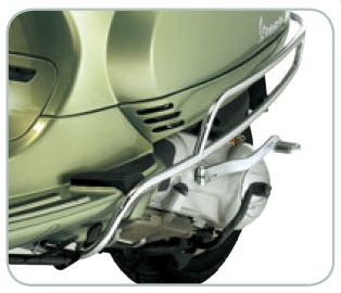 Barre laterali originali cromate Vespa LX / LXV