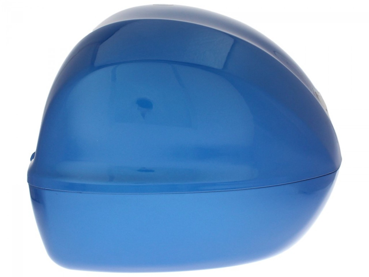 Baule Vespa da 32 litri, blu chiaro lucido, modello 261/A, senza schienale